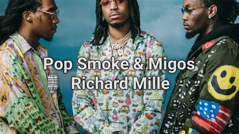 pop smoke richard mille lyrics|Migos .